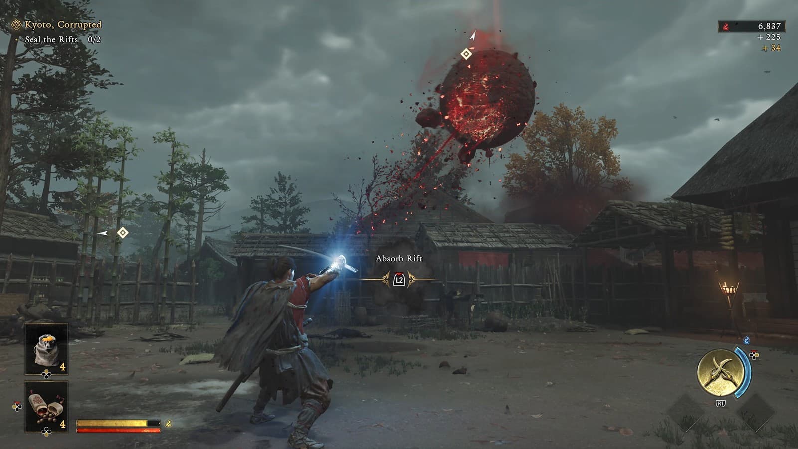 The Kyoto Rift in Onimusha: Way of the Sword.